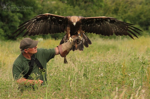 Ron with Vince, his trainer